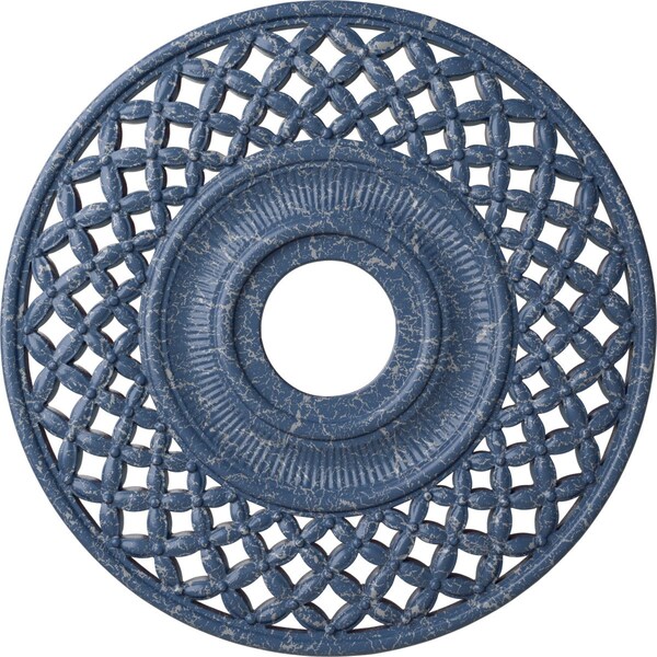 Ekena Millwork Robin Ceiling Medallion (Canopies up to 6 1/4"), 22 1/4"OD x 4 3/4"ID x 1 1/4"P, Americana Crackle CM22RBAMC - main